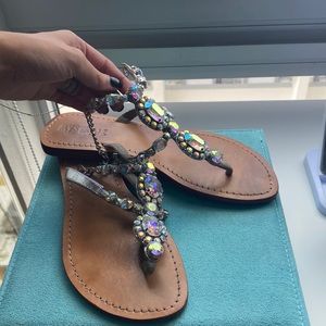 COPY - Mystique Sandals holographic rhinestone